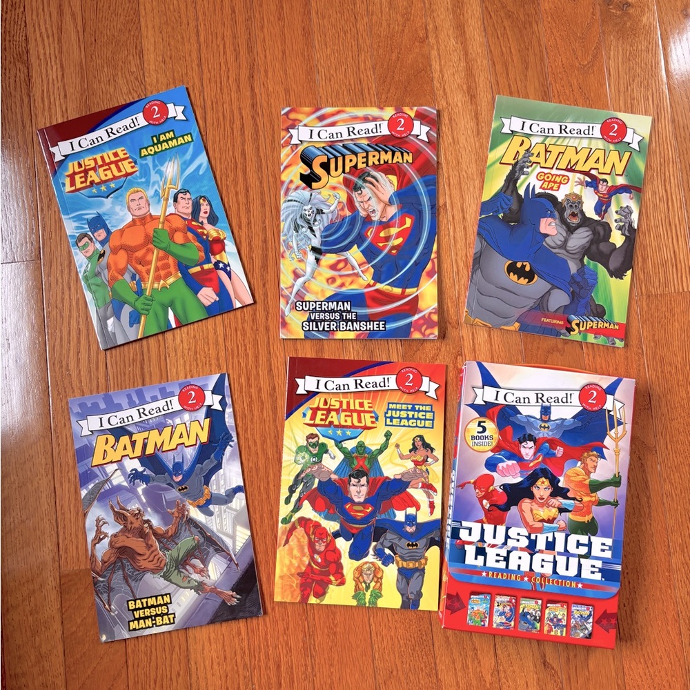 Harper Collins Children’s Reading Collection Justice League 5 books